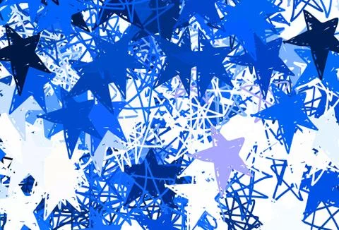 Light Gray vector texture with beautiful stars. Stock Illustration