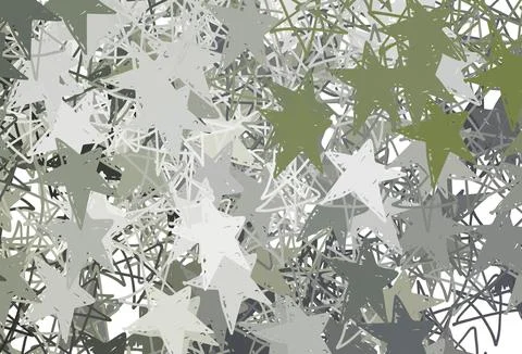 Light Gray vector texture with beautiful stars. Illustrazione stock