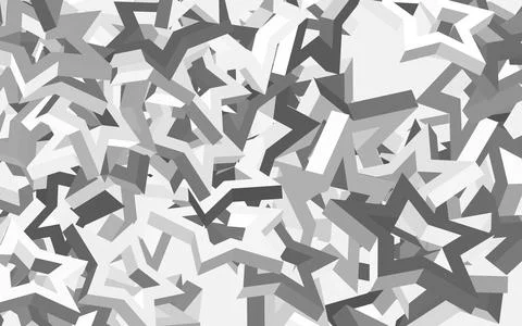 Light Gray vector texture with beautiful stars. Stock Illustration