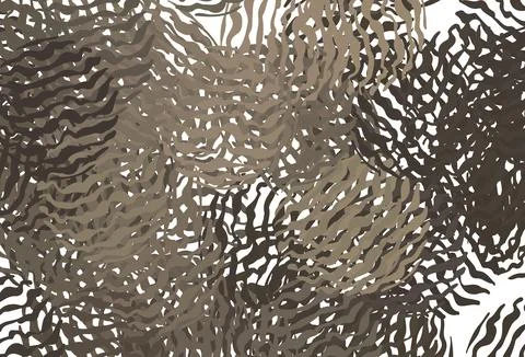 Light Gray vector texture with bent lines. Stock Illustration