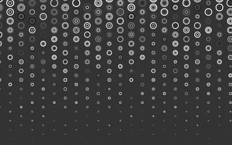 Light Gray vector texture with disks. Stock Illustration