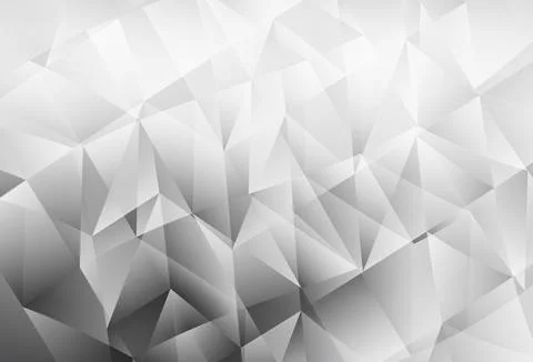 Light Gray vector texture with triangular style. Stock Illustration