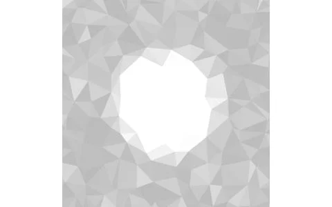 Light Gray, White circle  triangular low poly, Mosaic pattern Background, Vec Stock Photos