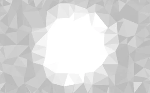 Light Gray, White circle  triangular low poly, Mosaic pattern Background, Vec Stock Photos