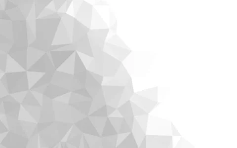 Light Gray, White triangular low poly, Mosaic pattern Background, Vector illu Illustrazione stock