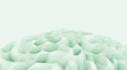 Light green 3D polygonal sphere motion background for modern reports and Stock Footage 68543160