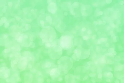 Light green abstract defocused background, circle shape bokeh pattern. Stock Illustration