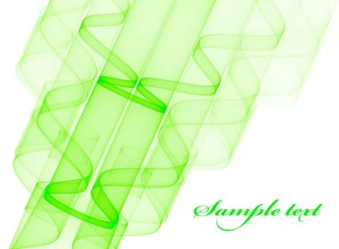 Light green abstraction Stock Illustration