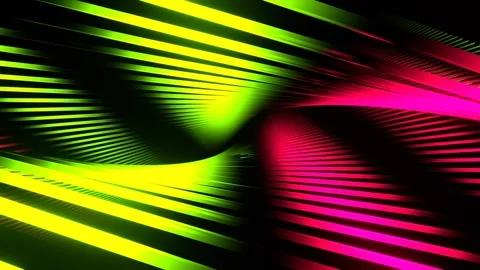 Light Green and Deep Pink Abstract Moving Lines Background VJ Loop in 4K Stock Footage 306644850