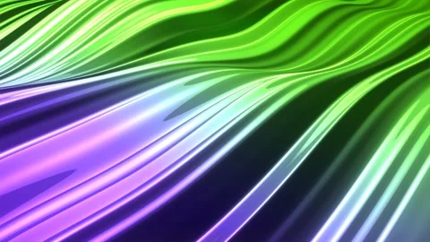 Light Green and Purple Gradient Abstract Waves Background VJ Loop l 4K Stock Footage 300580181