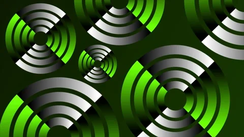 Light green and white gradient rotating circular element background Stock Footage 204731052