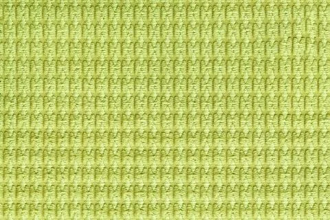 Light green background from soft fleecy fabric. Texture of textiles macro Stock Photos