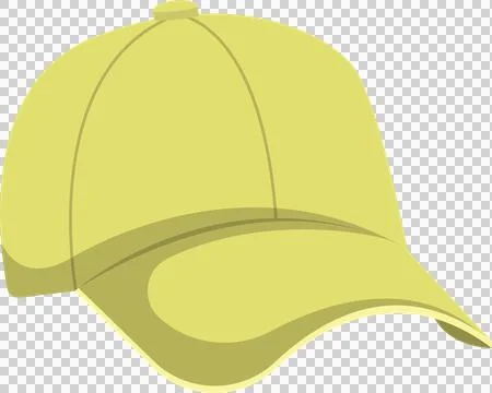 A light green baseball cap provides shade and casual style, perfect for sun.. Stock Illustration