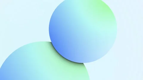 Light green blue gradient energy background animation.Noise two circles Stock Footage 274872591