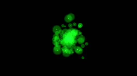 Light green bokeh Stock Footage 46019145