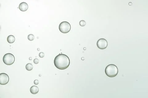 Light green bubbles Stock Photos