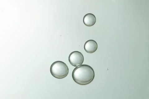 Light green bubbles Stock Photos