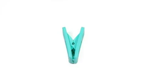 The light green clothes peg 스톡 사진