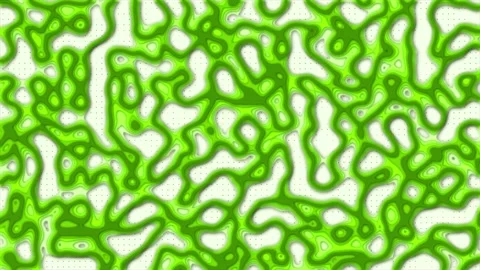 Light green color 3d depth wavy pattern background Stock Footage 226978266
