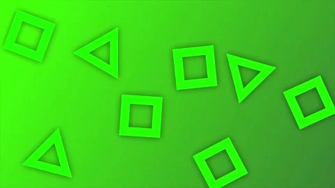 Light green color Moving shape background Stock Footage 204728282