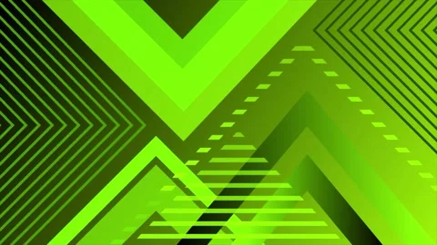 Light green color multiple triangular shapes element background Stock Footage 211259833