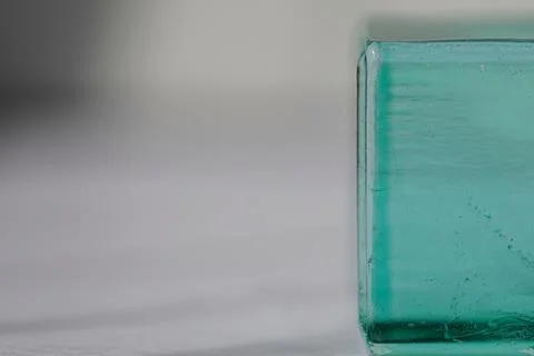 Light green cube Stock Photos