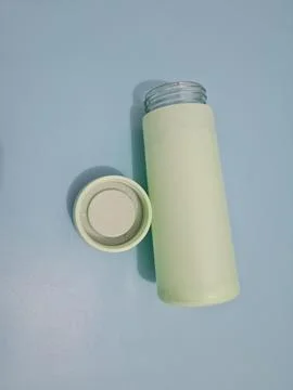 A light green drinking Stock Photos