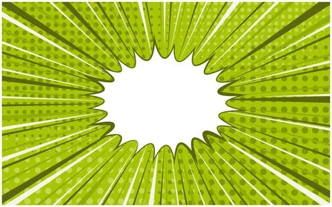 Light green exploding retro comic background Stock Illustration