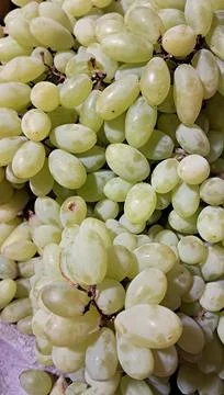 Light Green Grape  Fruit in Fruit Stall Stock Photos