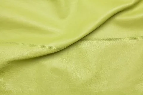 Light green leather background texture. Foto stock