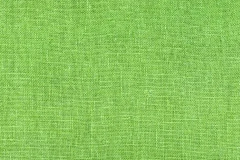 Light green linen texture for the background Stock Photos