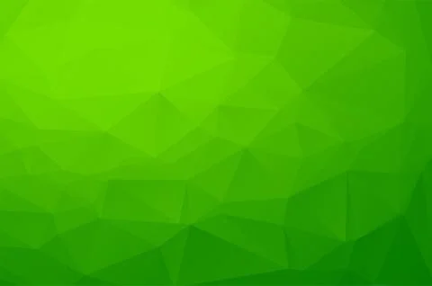 Light green Low poly crystal background. Polygon design pattern. environment gre Stock Illustration