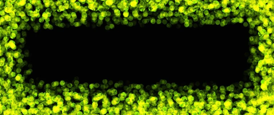 Light green pattern on a black background Illustrazione stock