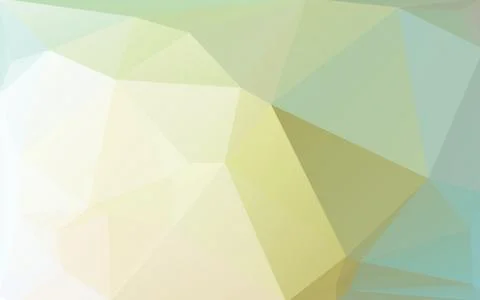 Light green polygon pattern background Stock Illustration