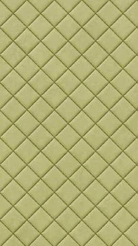 Light Green Quilted Fabric Texture Background with Elegant Diamond Stitch イラスト素材