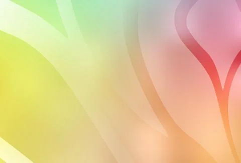 Light Green, Red vector abstract blurred background. Stock Illustration