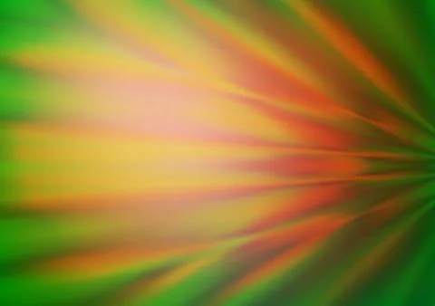 Light Green, Red vector abstract blurred pattern. Stock Illustration