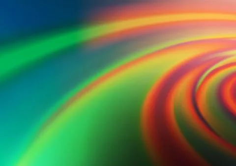 Light Green, Red vector abstract blurred background. 스톡 일러스트