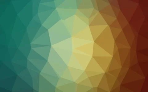 Light Green, Red vector abstract mosaic backdrop. Stock Illustration