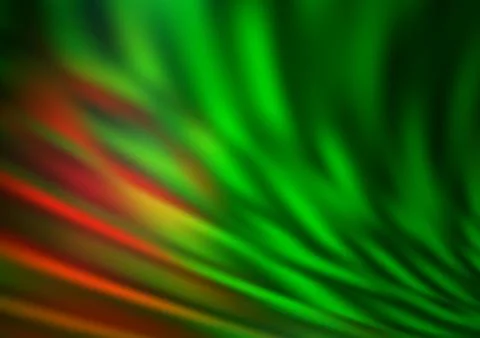 Light Green, Red vector abstract blurred background. Stock Illustration