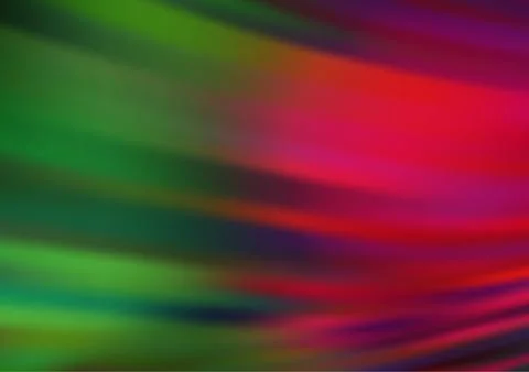 Light Green, Red vector abstract bokeh pattern. 库存插图