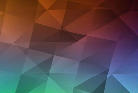Light Green, Red vector abstract mosaic background. イラスト素材