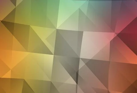 Light Green, Red vector abstract mosaic pattern. Stock Illustration