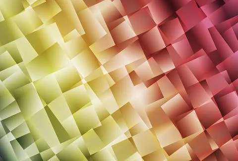 Light Green, Red vector abstract mosaic pattern. Stock Illustration