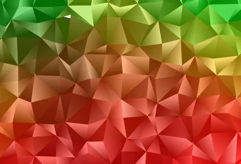 Light Green, Red vector abstract mosaic backdrop. Stock Illustration