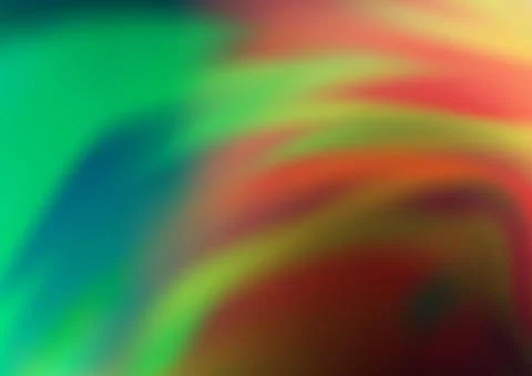 Light Green, Red vector abstract blurred background. Stock Illustration