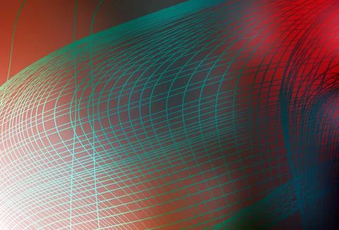 Light Green, Red vector abstract bright template. Stock Illustration