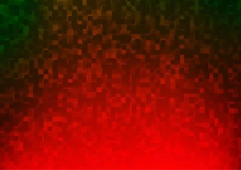 Light Green, Red vector backdrop with rectangles, squares. Stock Illustration