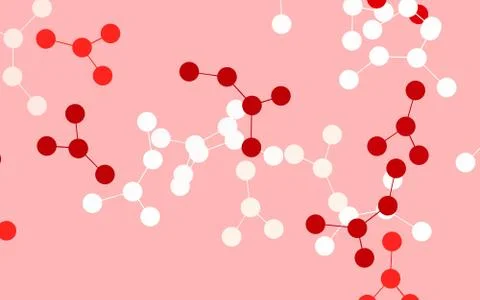 Light Green, Red vector backdrop with artificial intelligence data. Stock Illustration