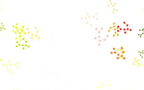 Light Green, Red vector backdrop with artificial intelligence data. Stock Illustration